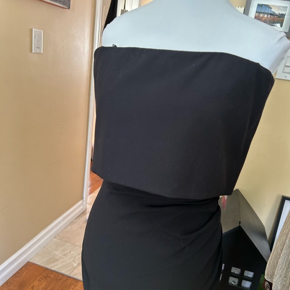 Vince Camuto Black Off Shoulder Foldover Cocktail Dress NWT Size 2 - Picture 13 of 13